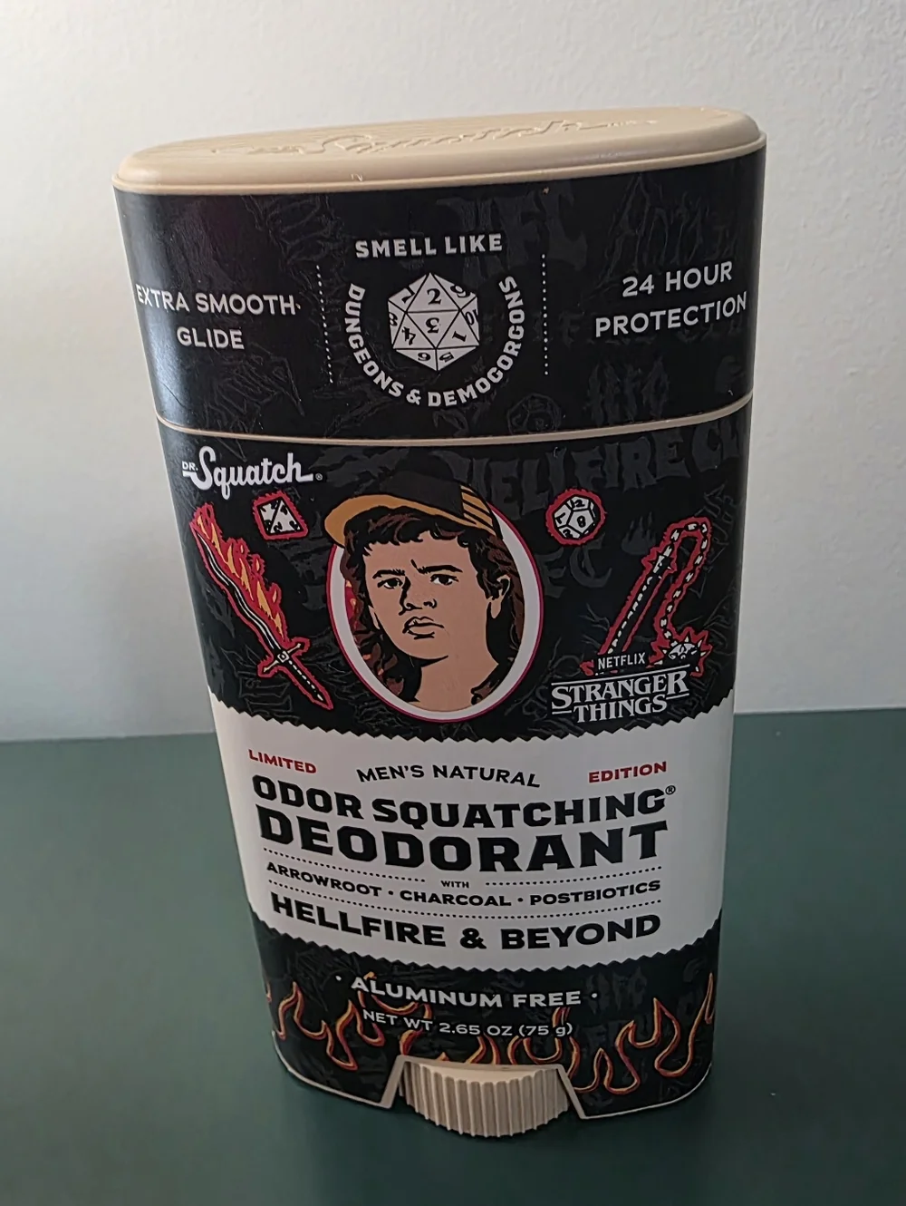 New Dr. Squatch Stranger Things Deodorant Limited Edition Aluminum Free 2.65 Oz